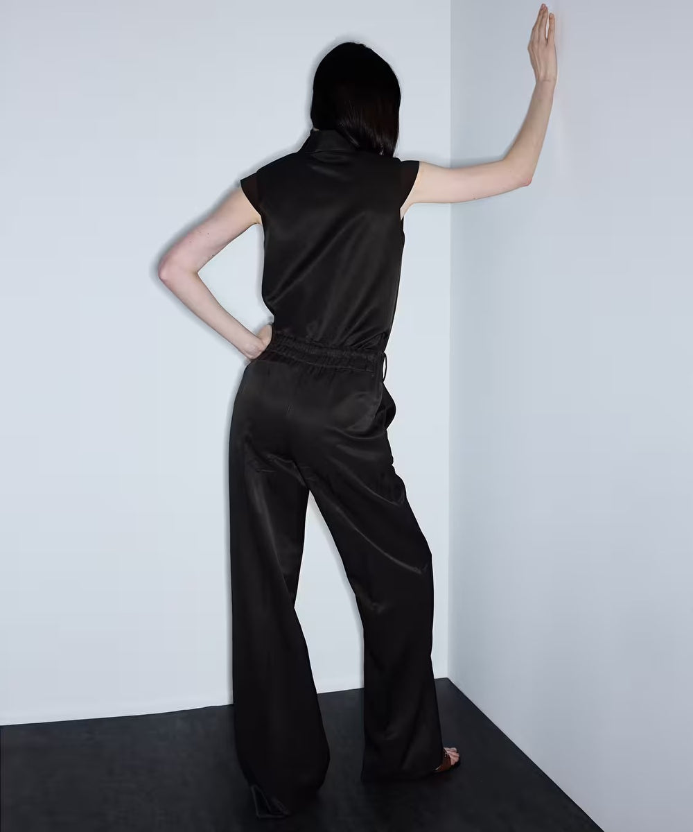 İPEKYOL Belden Bağlamalı Wide Leg Pantolon  IS1260003099