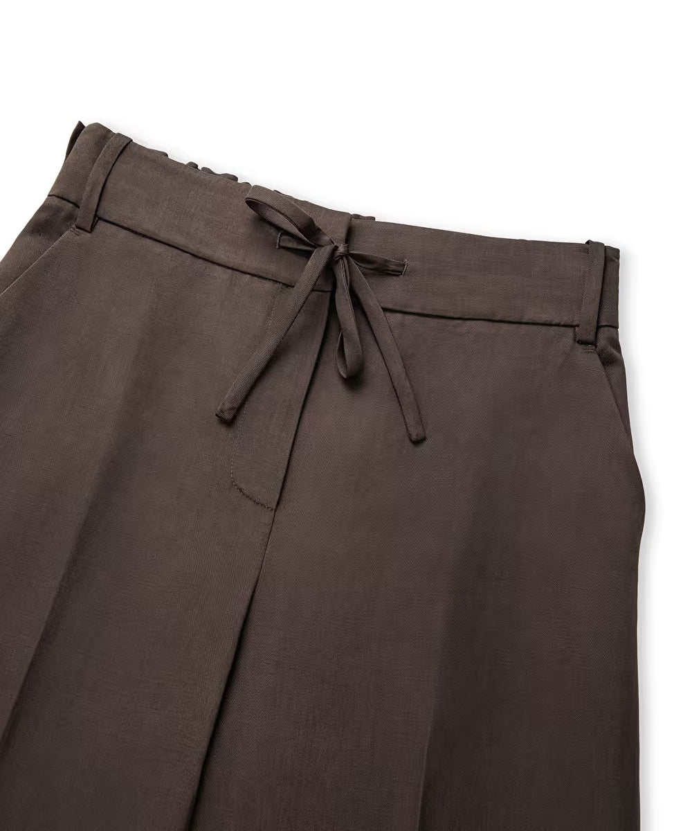 İPEKYOL Belden Bağlamalı Wide Leg Pantolon  IS1260003099
