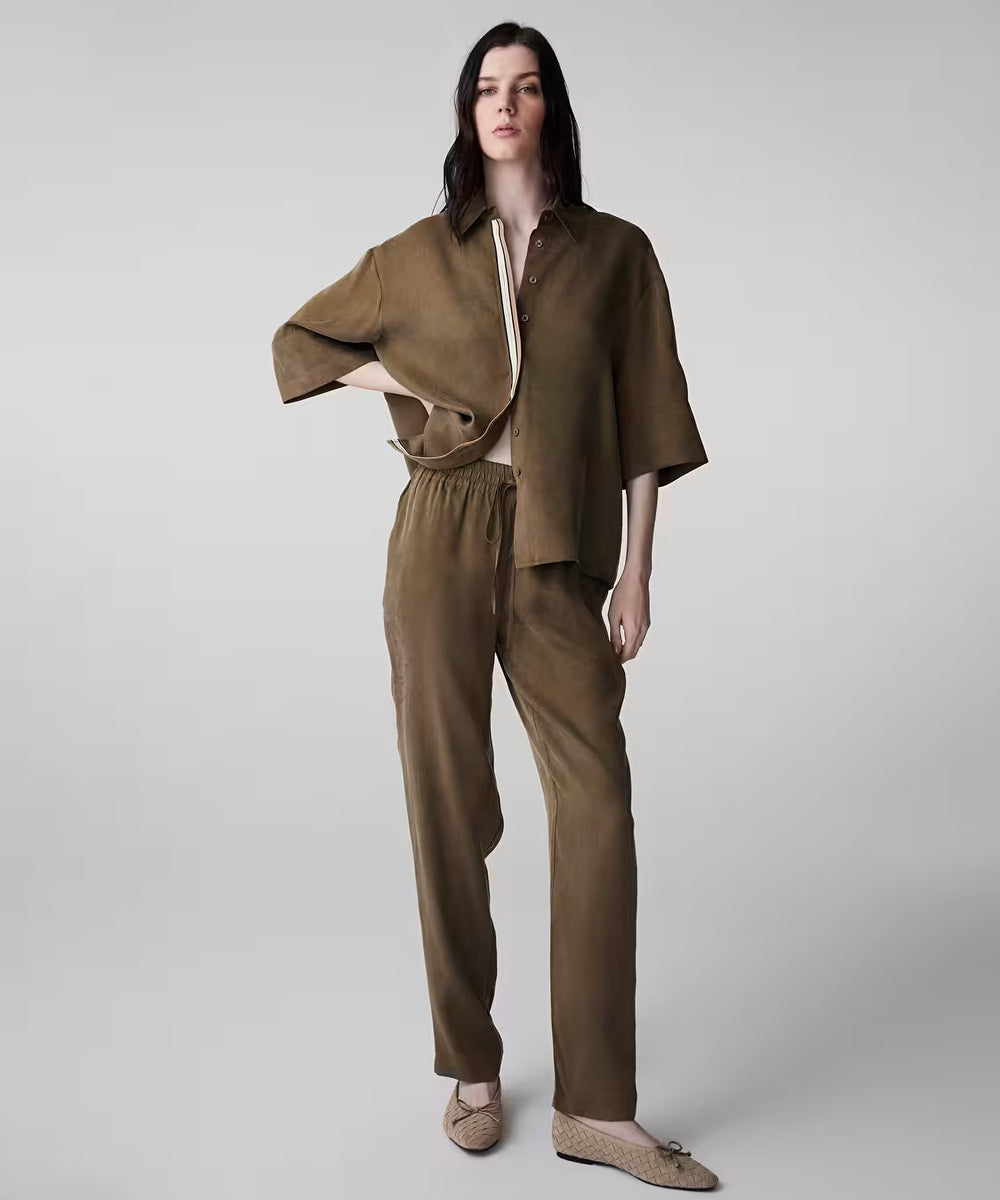 İPEKYOL Belden Bağlamalı Carrot Fit Pantolon IS1260003151