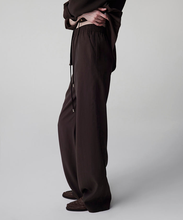 İPEKYOL Elastik bel wide leg fit pantolon IS1260003156