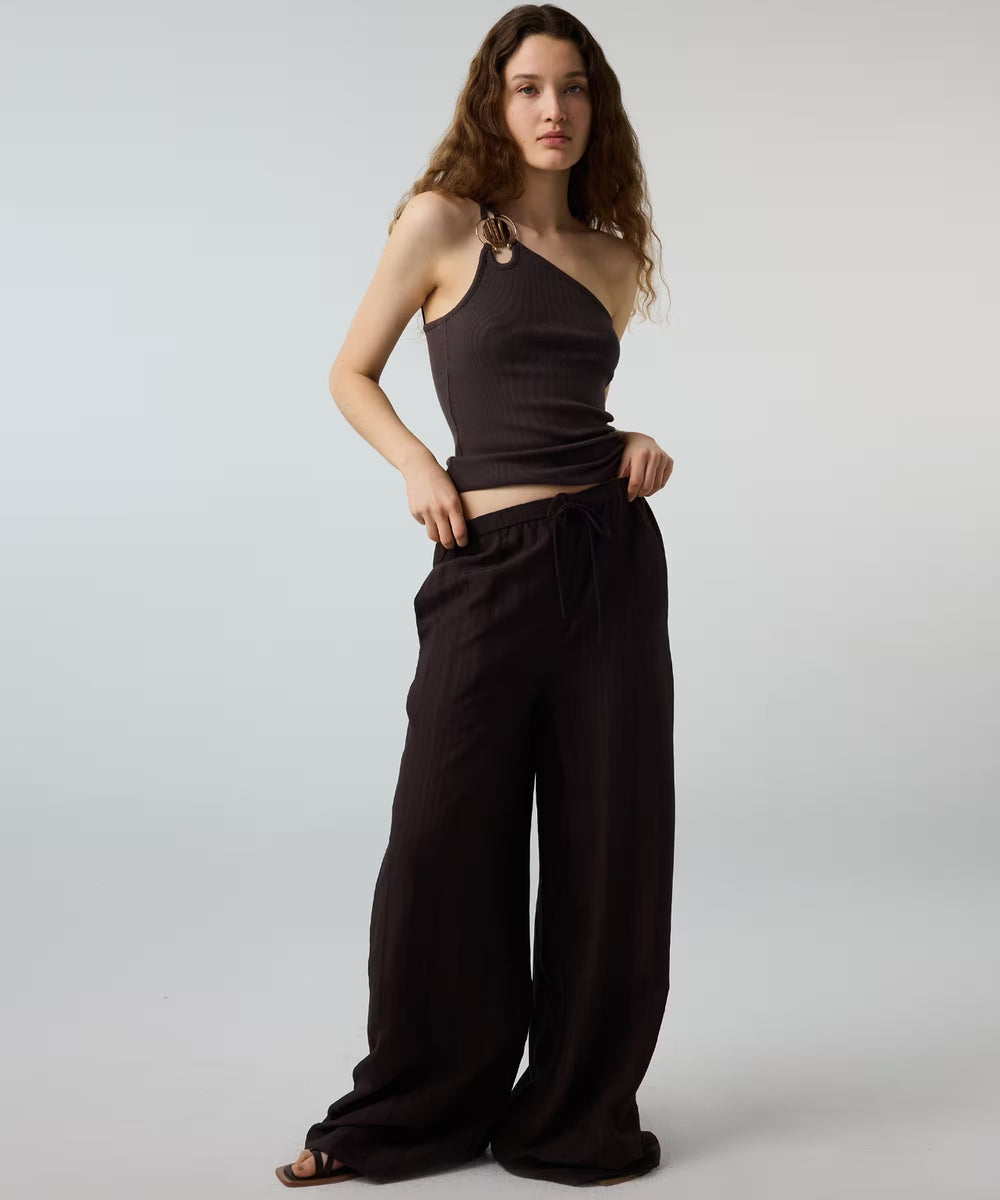 İPEKYOL  Çizgili Wide Leg Pantolon  IS1260003193
