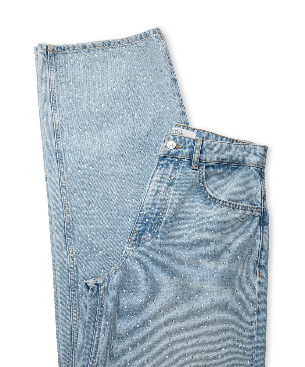 İPEKYOL Hotfix Baskılı Jean Pantolon  IS1260018018