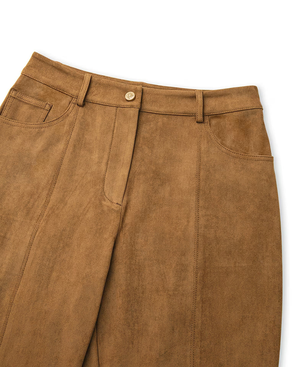 İPEKYOL Süet Görünümlü Pantolon IW6240003252