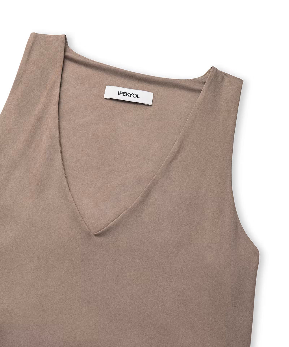 İPEKYOL V Yaka Basic T-Shirt IS1260070100