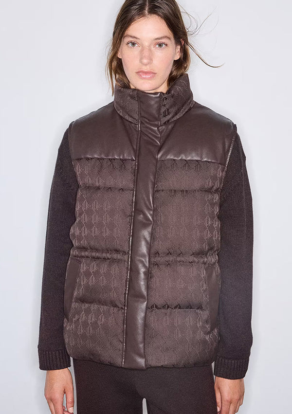 İPEKYOL Monogram Jakarlı Yelek W6260007123