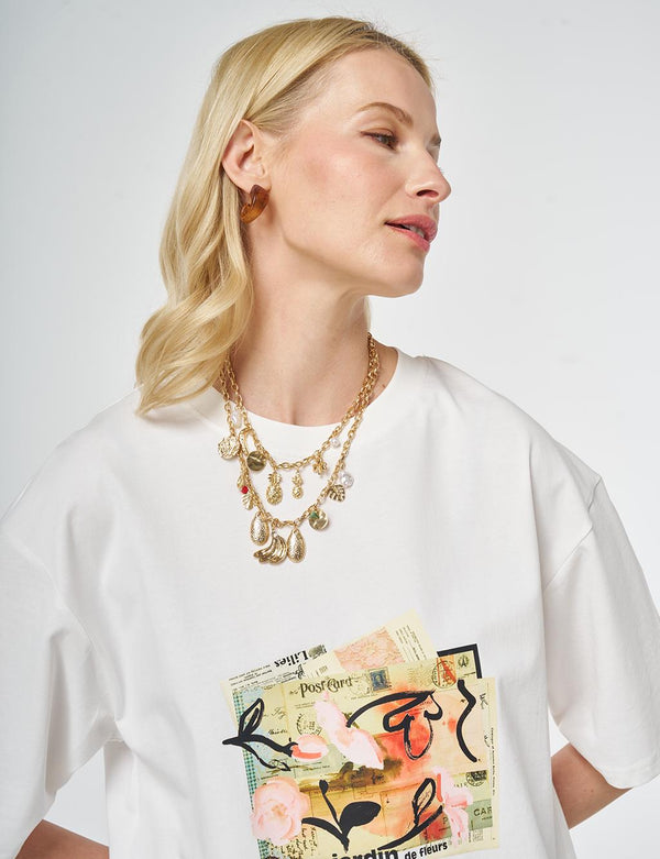 KAYRA Baskı Detaylı T-shirt  TSH02