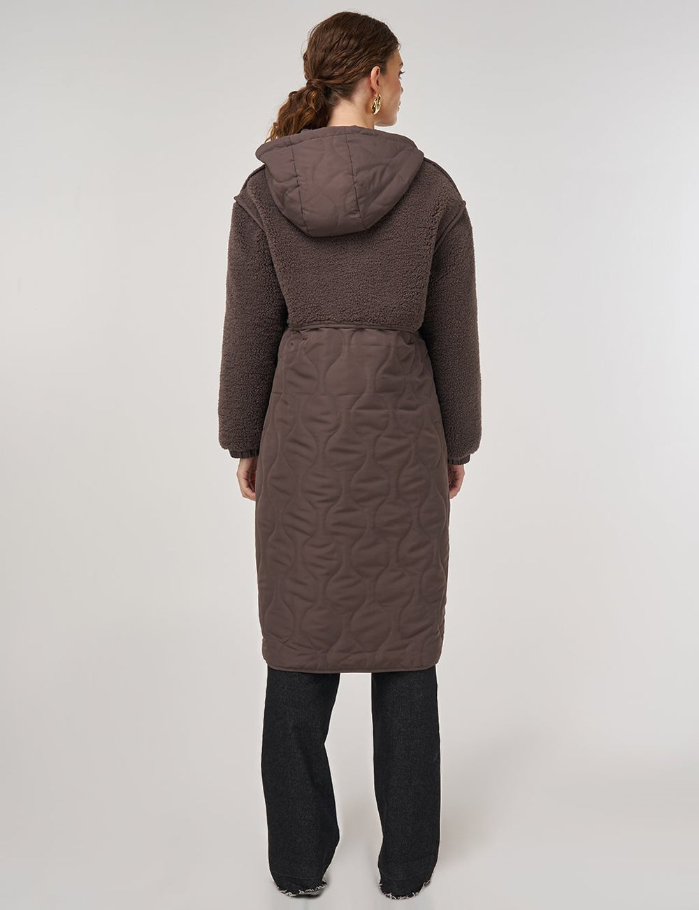 KAYRA Peluş Detaylı Anorak Mont 27352-26k