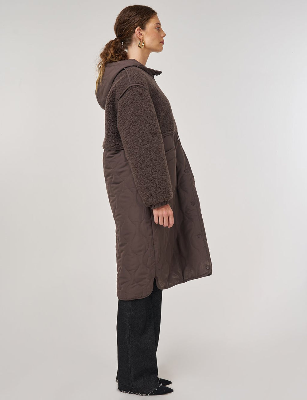KAYRA Peluş Detaylı Anorak Mont 27352-26k