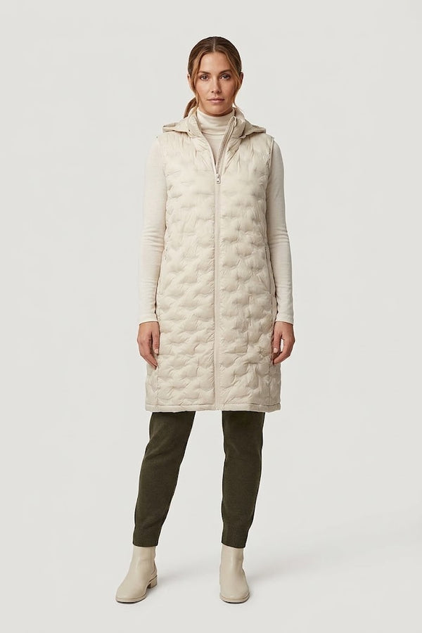 KAYRA Kapüşonlu Desenli Şişme Yelek 27303
