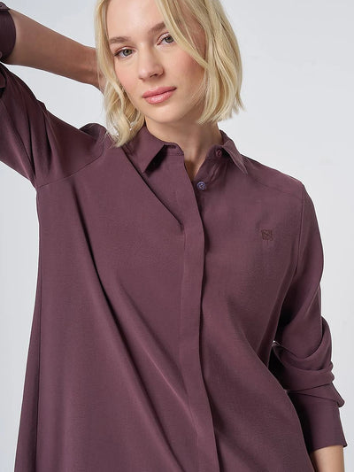 KAYRA Patı Gizli Modal Basic Tunik 21525