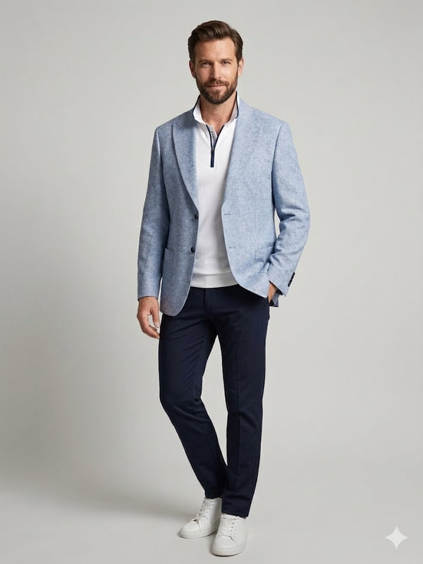 KİP Slim Fit Keten Görünümlü Blazer Ceket  10233