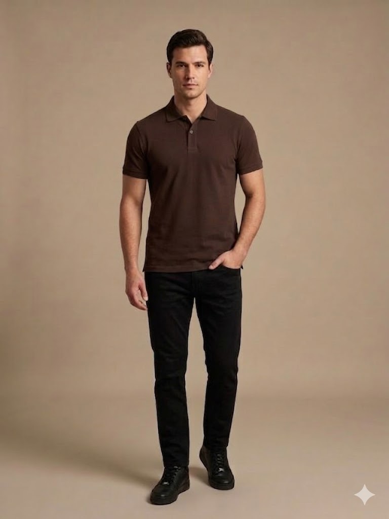 KİP Erkek Polo Yaka Basic T-Shirt 1830