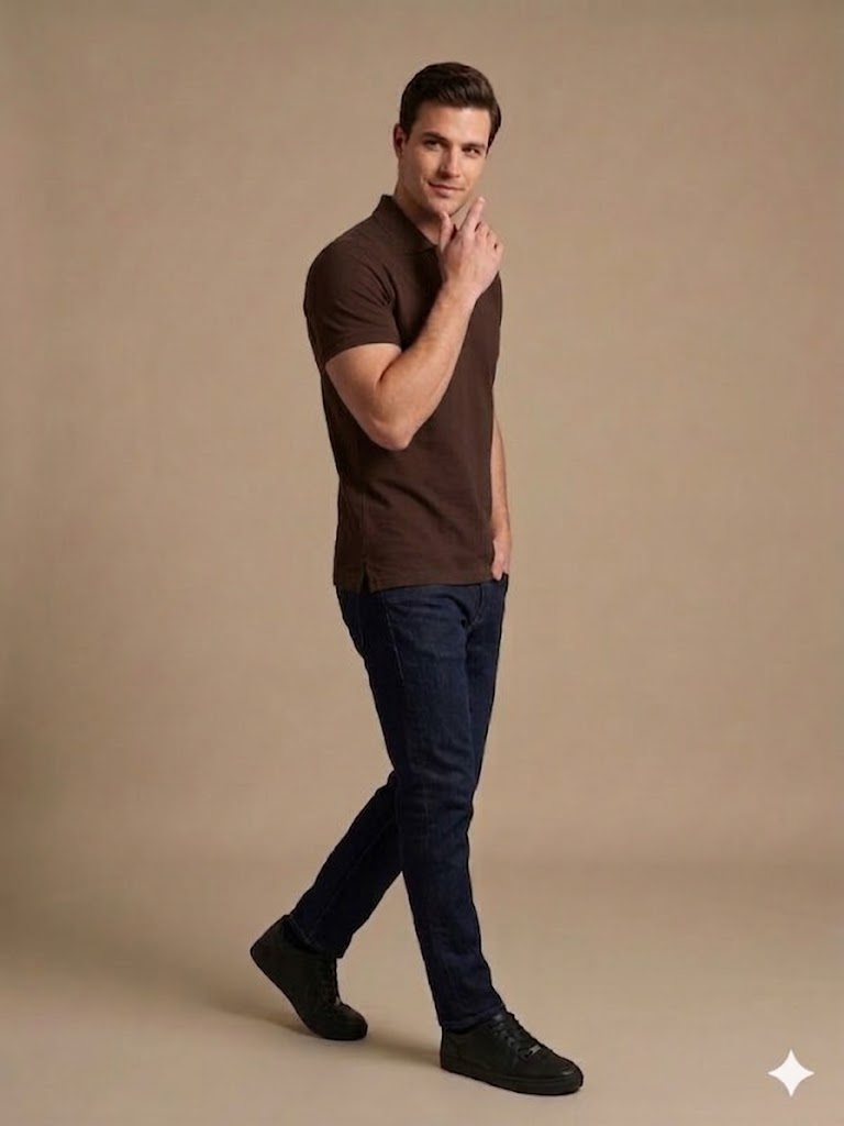 KİP Erkek Polo Yaka Basic T-Shirt 1830