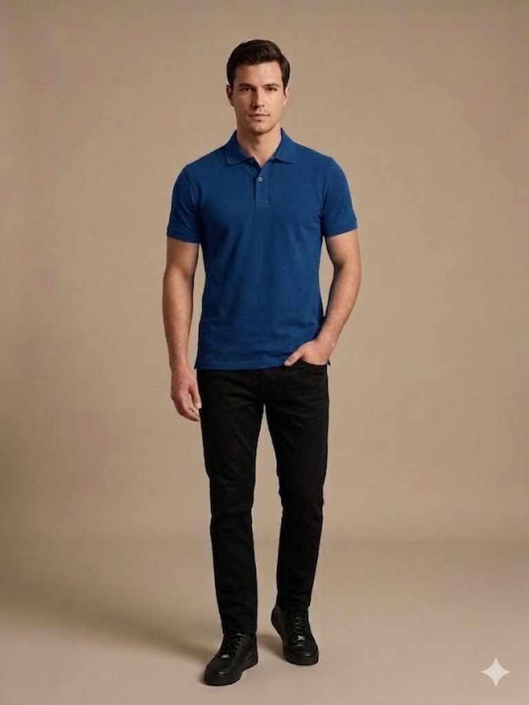 KİP Erkek Polo Yaka Basic T-Shirt 1830