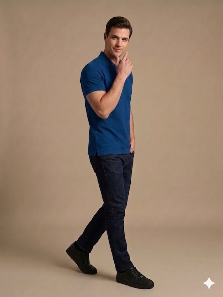KİP Erkek Polo Yaka Basic T-Shirt 1830