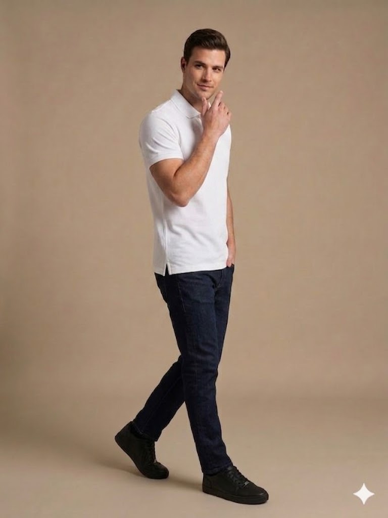 KİP Erkek Polo Yaka Basic T-Shirt 1830