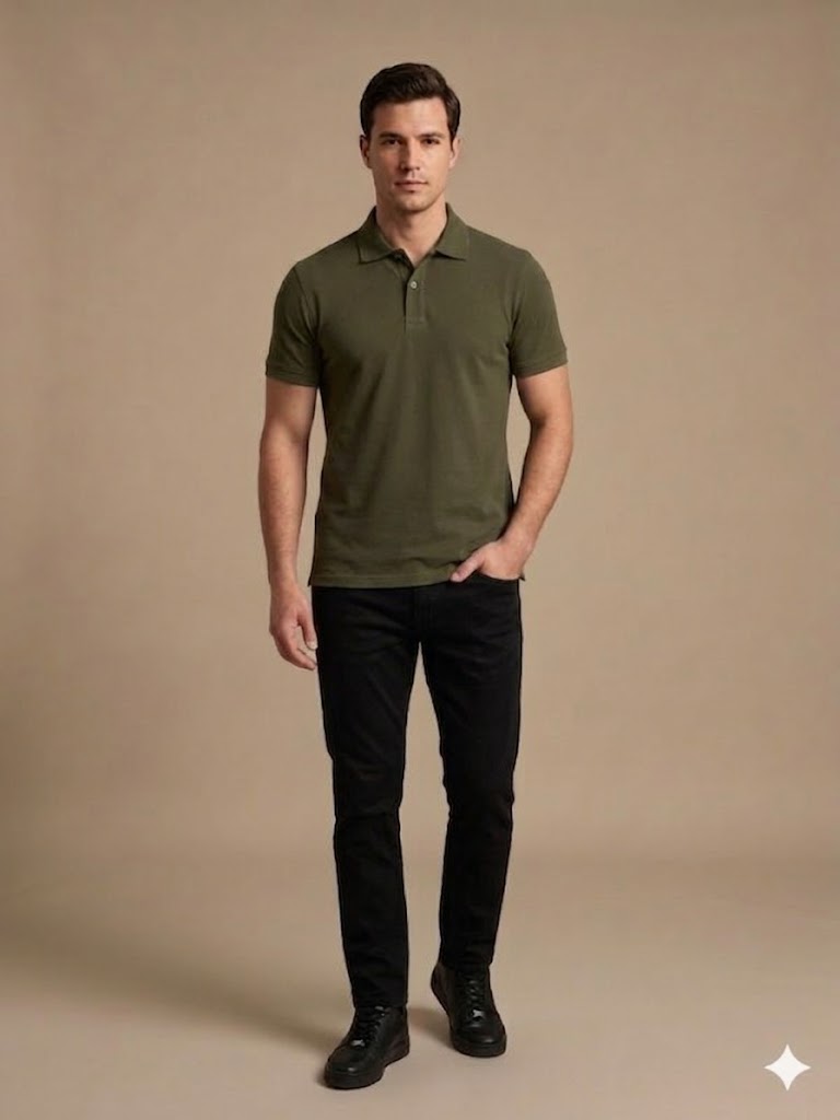KİP Erkek Polo Yaka Basic T-Shirt 1830