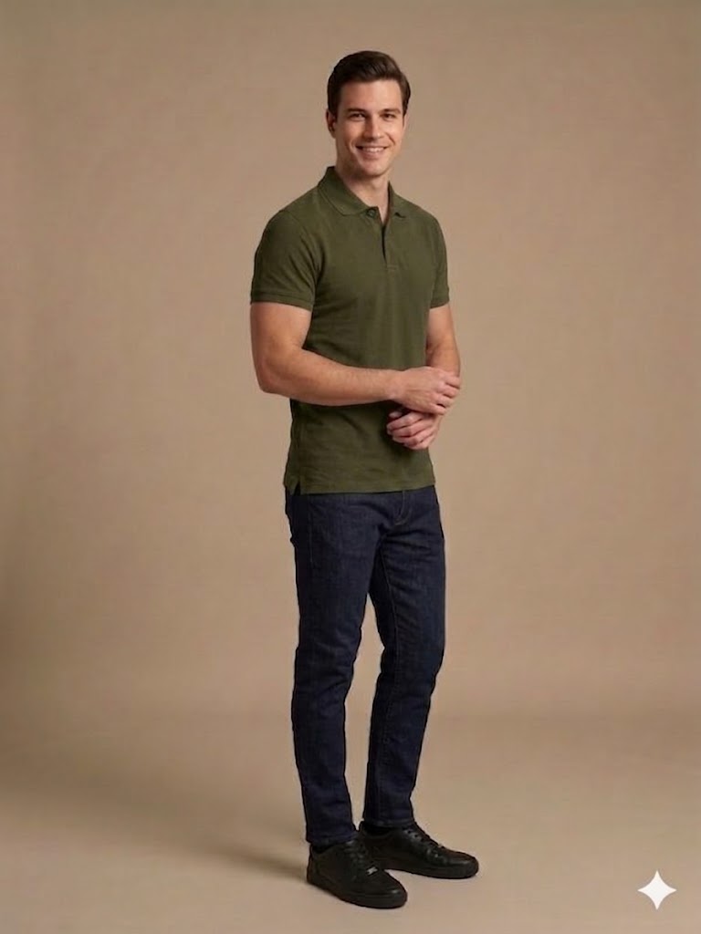 KİP Erkek Polo Yaka Basic T-Shirt 1830
