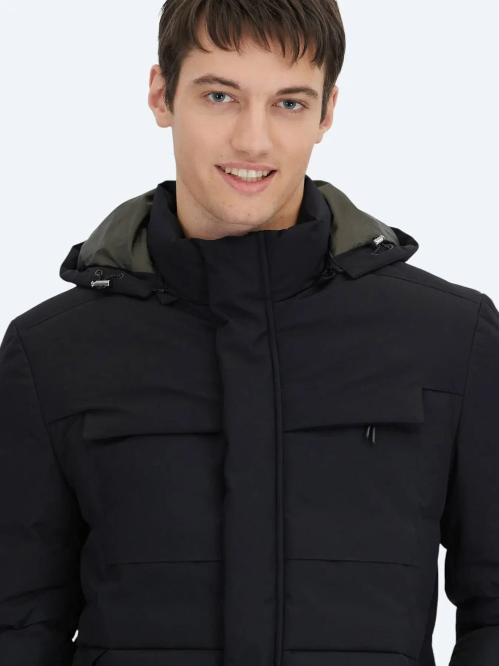 KİP  Kapüşonlu Casual Dokuma Kaban 327
