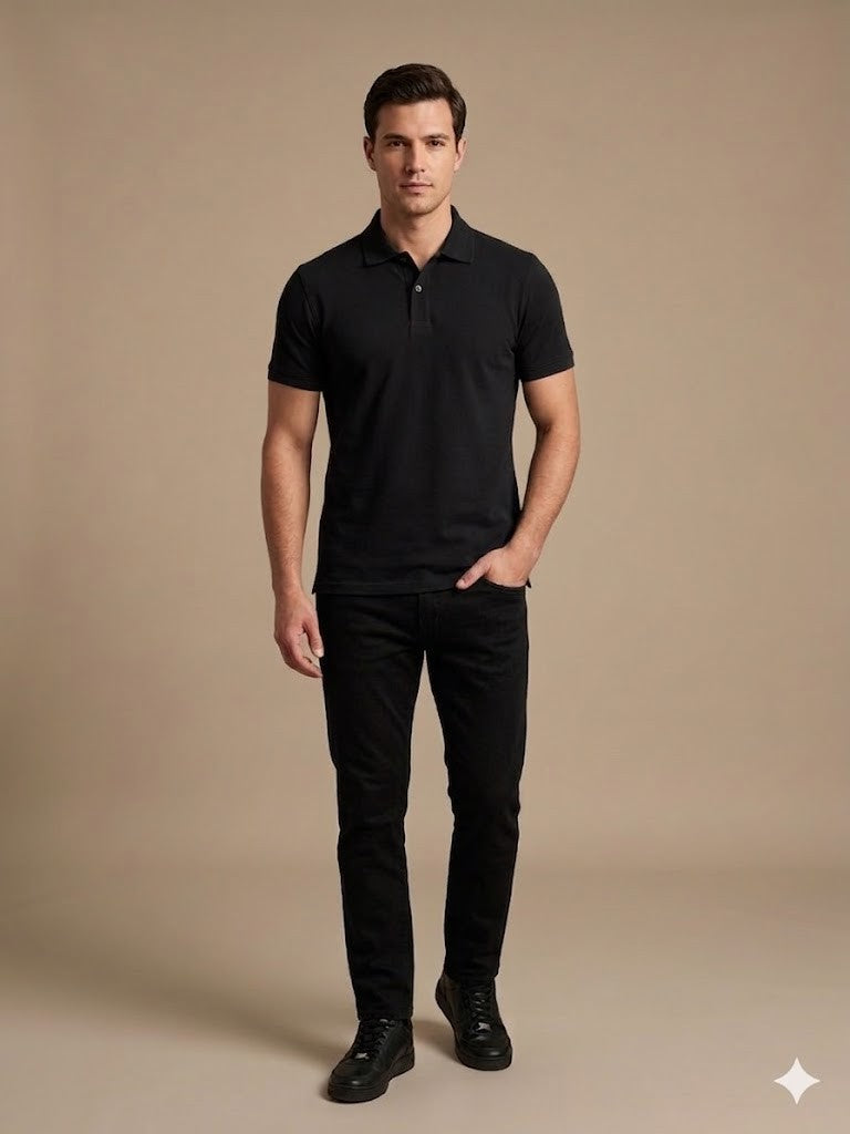 KİP Erkek Polo Yaka Basic T-Shirt 1830