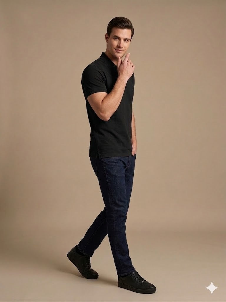 KİP Erkek Polo Yaka Basic T-Shirt 1830