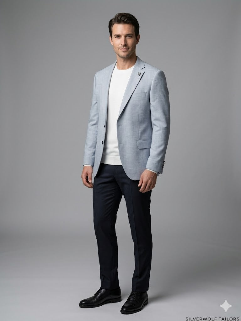 MCR Slim Fit Keten Karışımlı Blazer Ceket 41495
