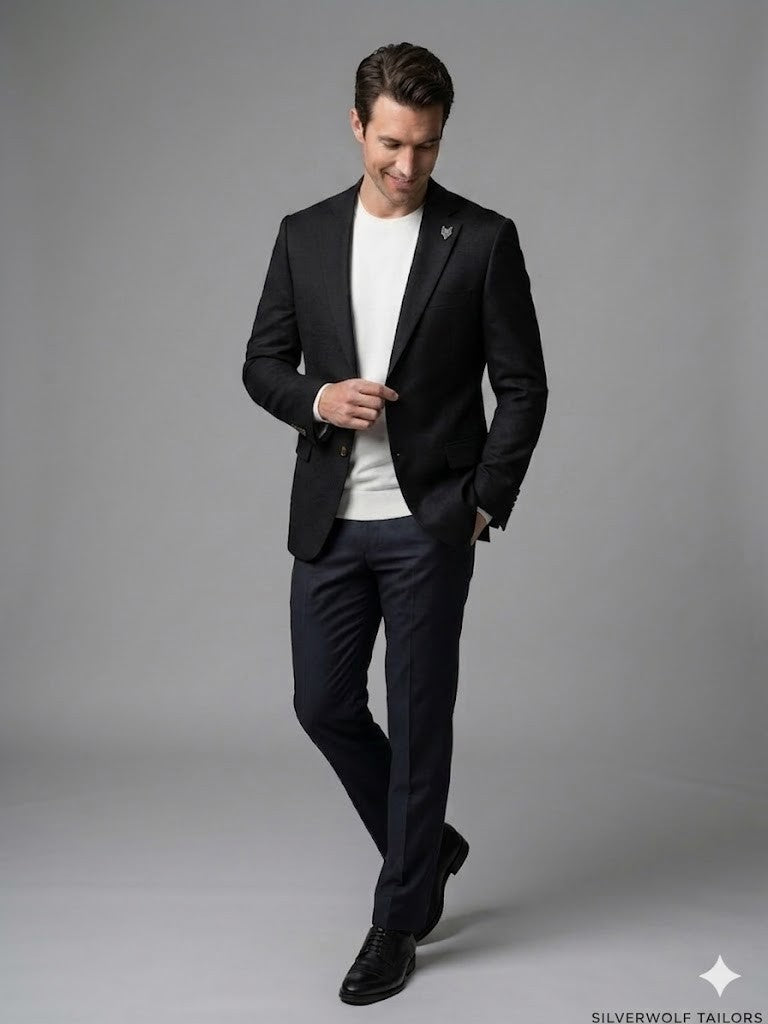 MCR Slim Fit Keten Karışımlı Blazer Ceket 41495