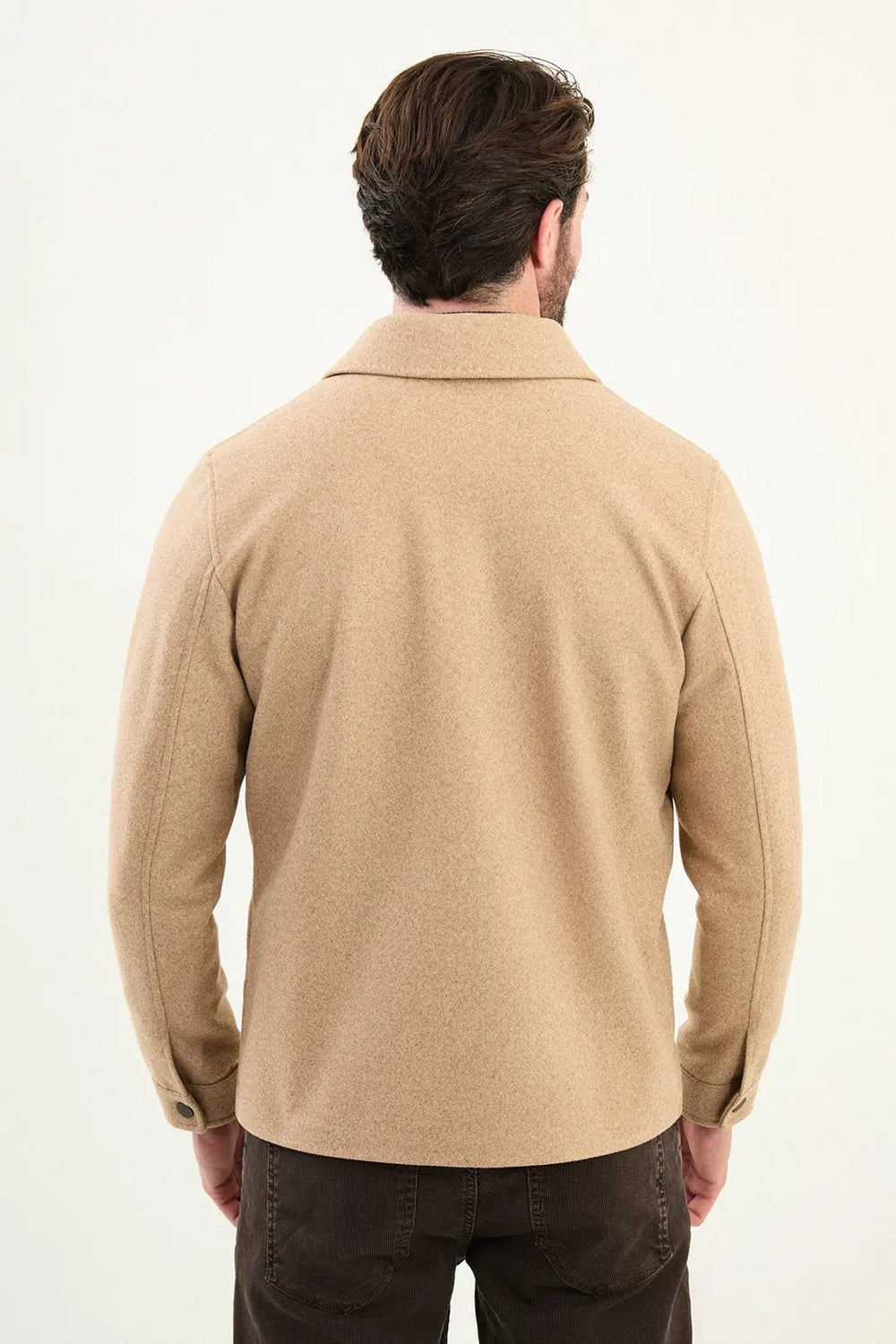 CENTİLMEN Düz Slim Fit Gömlek Yaka Çıtçıtlı Yandan Cepli Erkek Mont 39650