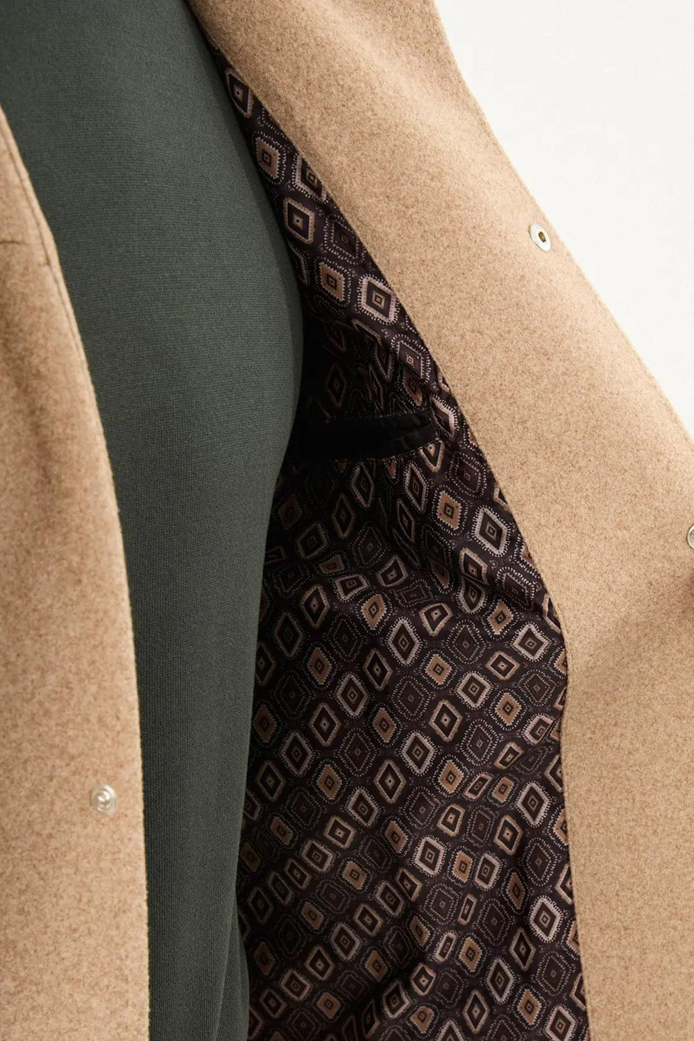 CENTİLMEN Düz Slim Fit Gömlek Yaka Çıtçıtlı Yandan Cepli Erkek Mont 39650