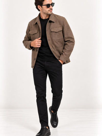CENTİLMEN Regular Fit Kaşe Ceket Mont 39699