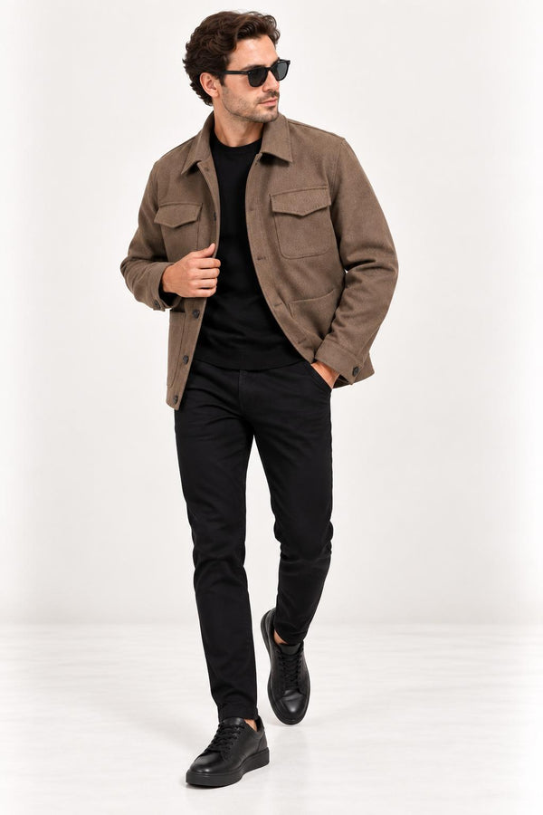 CENTİLMEN Regular Fit Kaşe Ceket Mont 39699