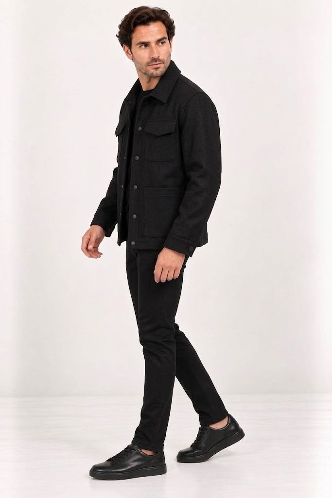 CENTİLMEN Regular Fit Kaşe Ceket Mont 39699