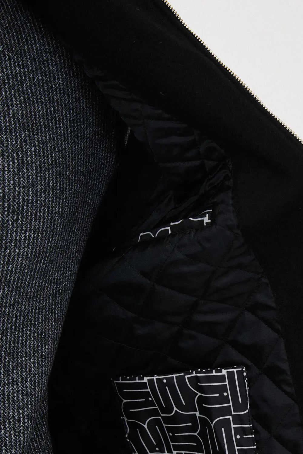 CENTİLMEN Düz Slim Fit Dik Yaka Çift Fermuarlı Yün Karışımlı Erkek Mont 40966