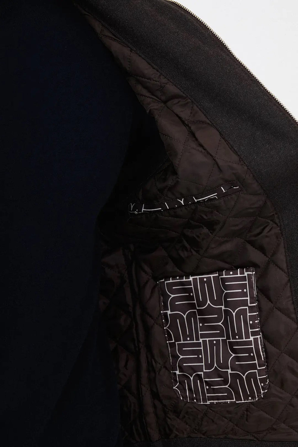 CENTİLMEN Düz Slim Fit Dik Yaka Çift Fermuarlı Yün Karışımlı Erkek Mont 40966