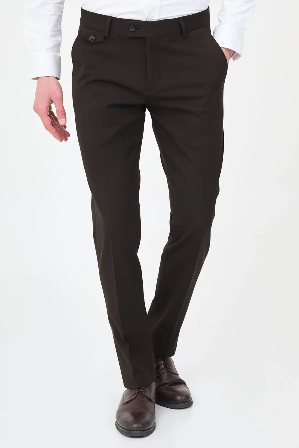 CENTİLMEN Düz Slim Fit Klasik Erkek Pantolon 38988