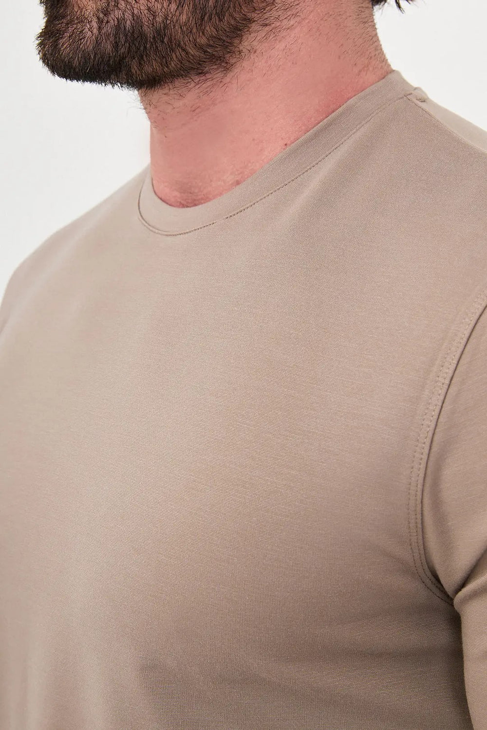 CENTİLMEN Düz Slim Fit Yüksek Bisiklet Yaka Pamuk Uzun Kollu Erkek Sweat 36900
