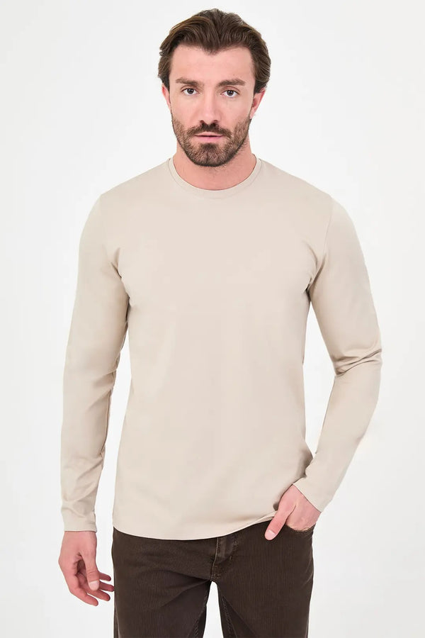CENTİLMEN Düz Slim Fit Yüksek Bisiklet Yaka Sweat 36900