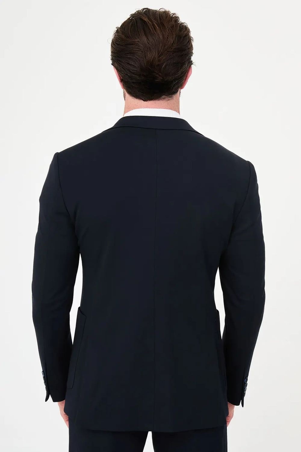 CENTİLMEN Düz Slim Fit Mono Yaka Torba Cep Pantolon Beli Bağlamalı Erkek Takım Elbise 45480