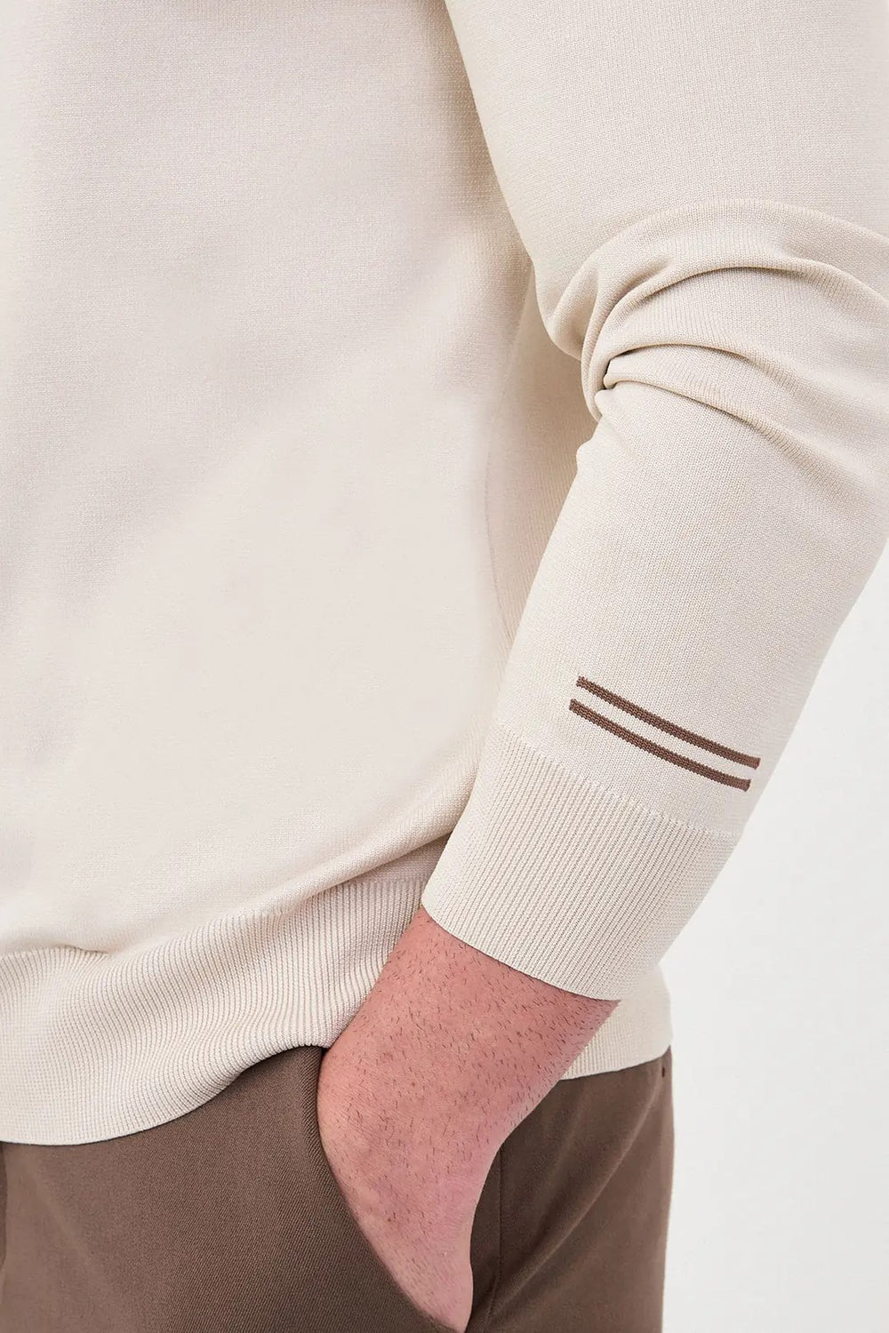 CENTİLMEN Düz Slim Fit Bisiklet Yaka Pamuk Erkek Triko Kazak 11620