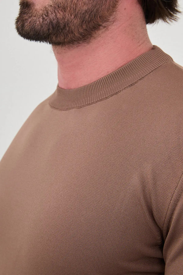 CENTİLMEN Düz Slim Fit Bisiklet Yaka Triko Kazak 11620