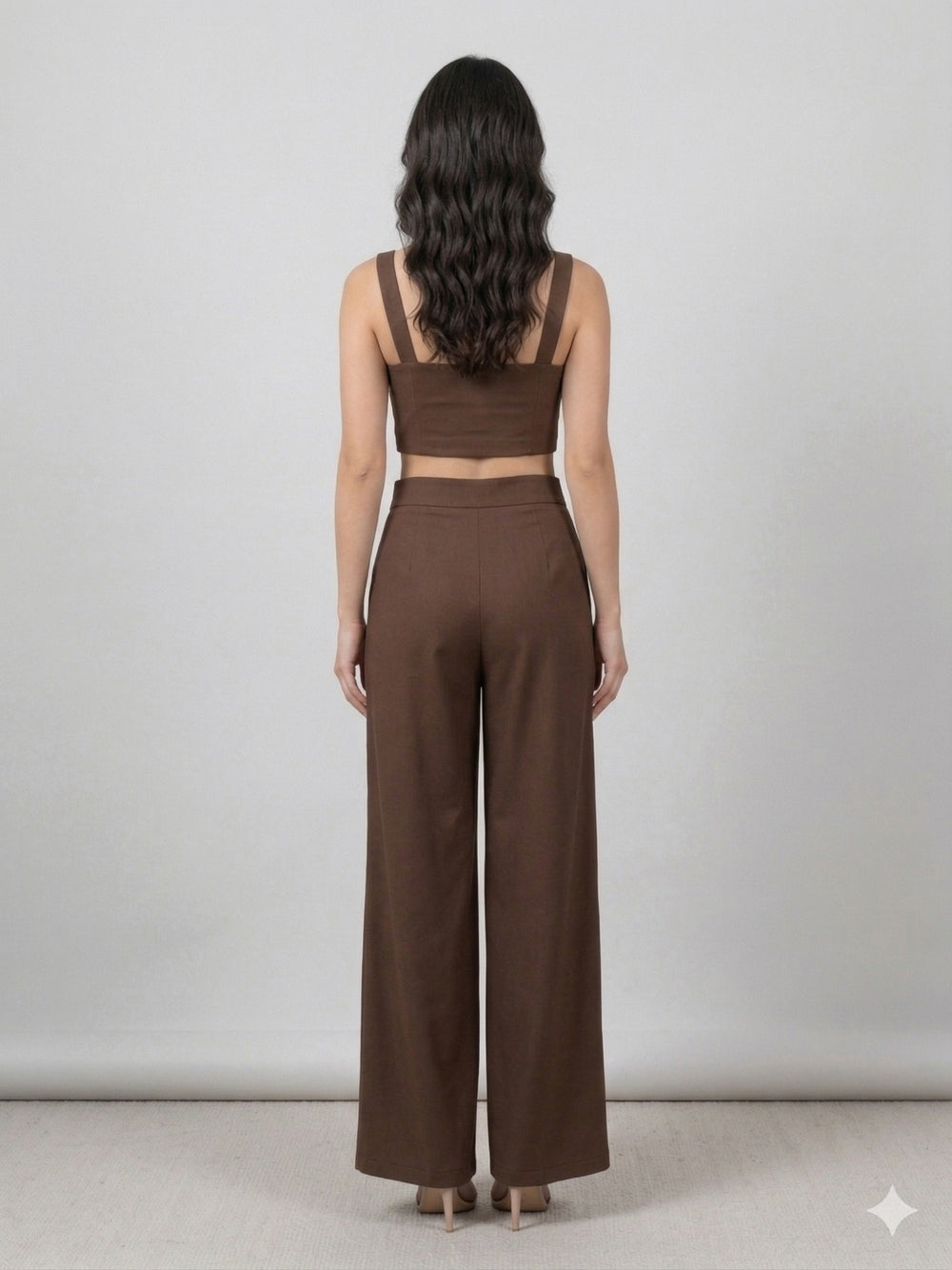 MODAİLGİ Saten Bol Paça Pantolon 40124