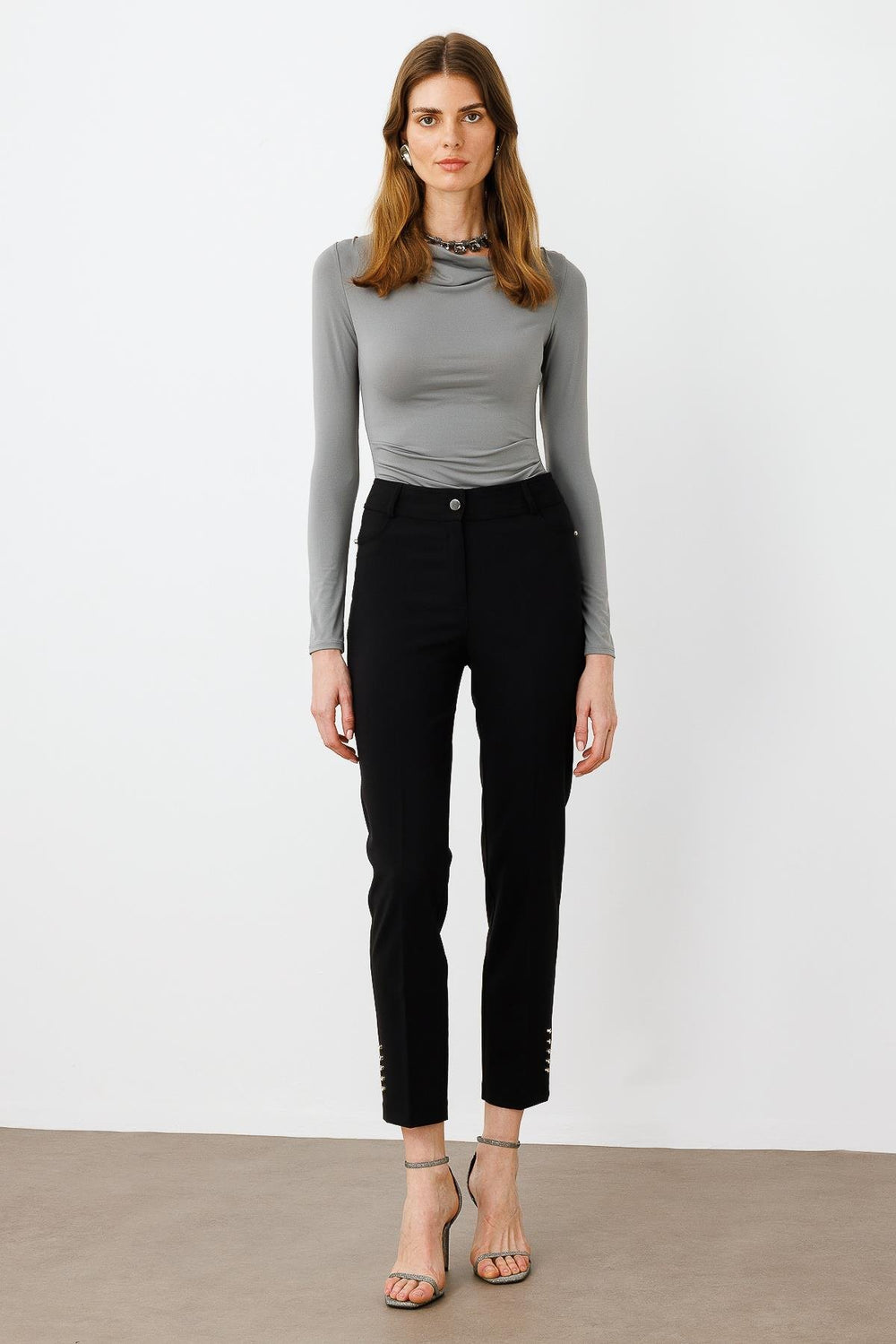 MODAİLGİ Rivet Taşlı Dar Paça Pantolon  4519