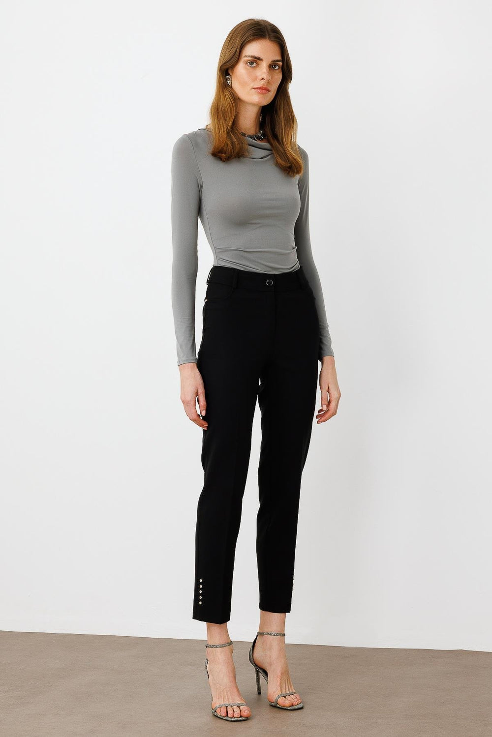 MODAİLGİ Rivet Taşlı Dar Paça Pantolon  4519
