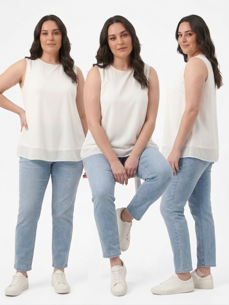 MOODBASİC Sıfır Kol Tunik MM270137