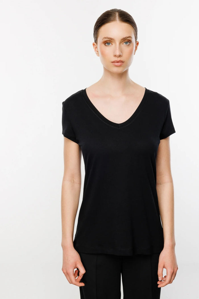 ON TRİKO V Yaka Basic T-Shirt  51305