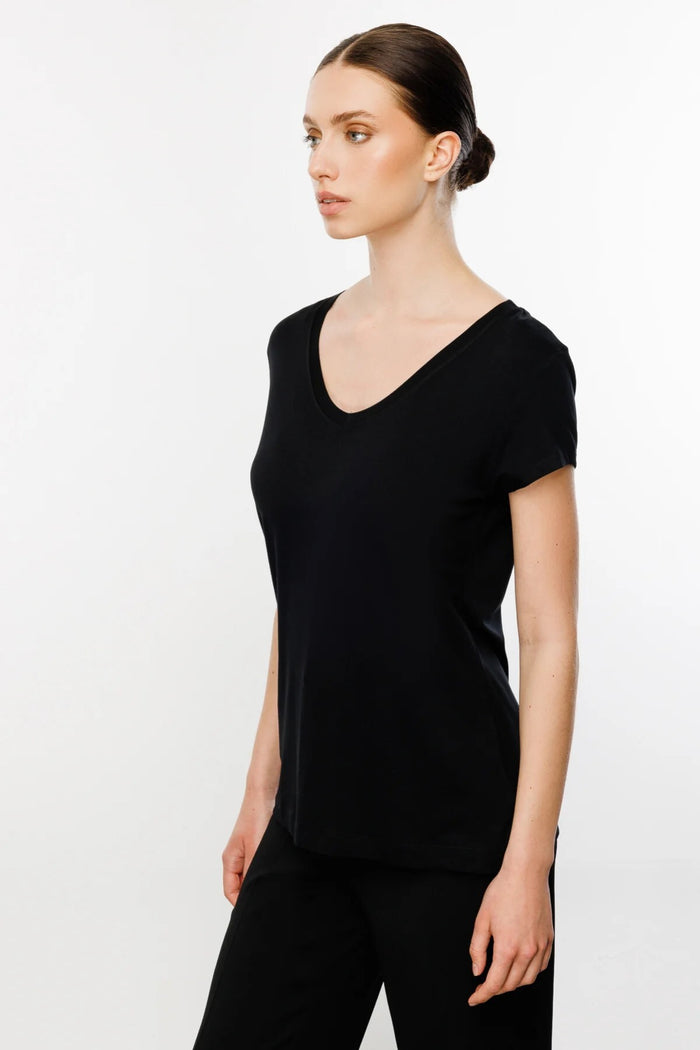 ON TRİKO V Yaka Basic T-Shirt  51305