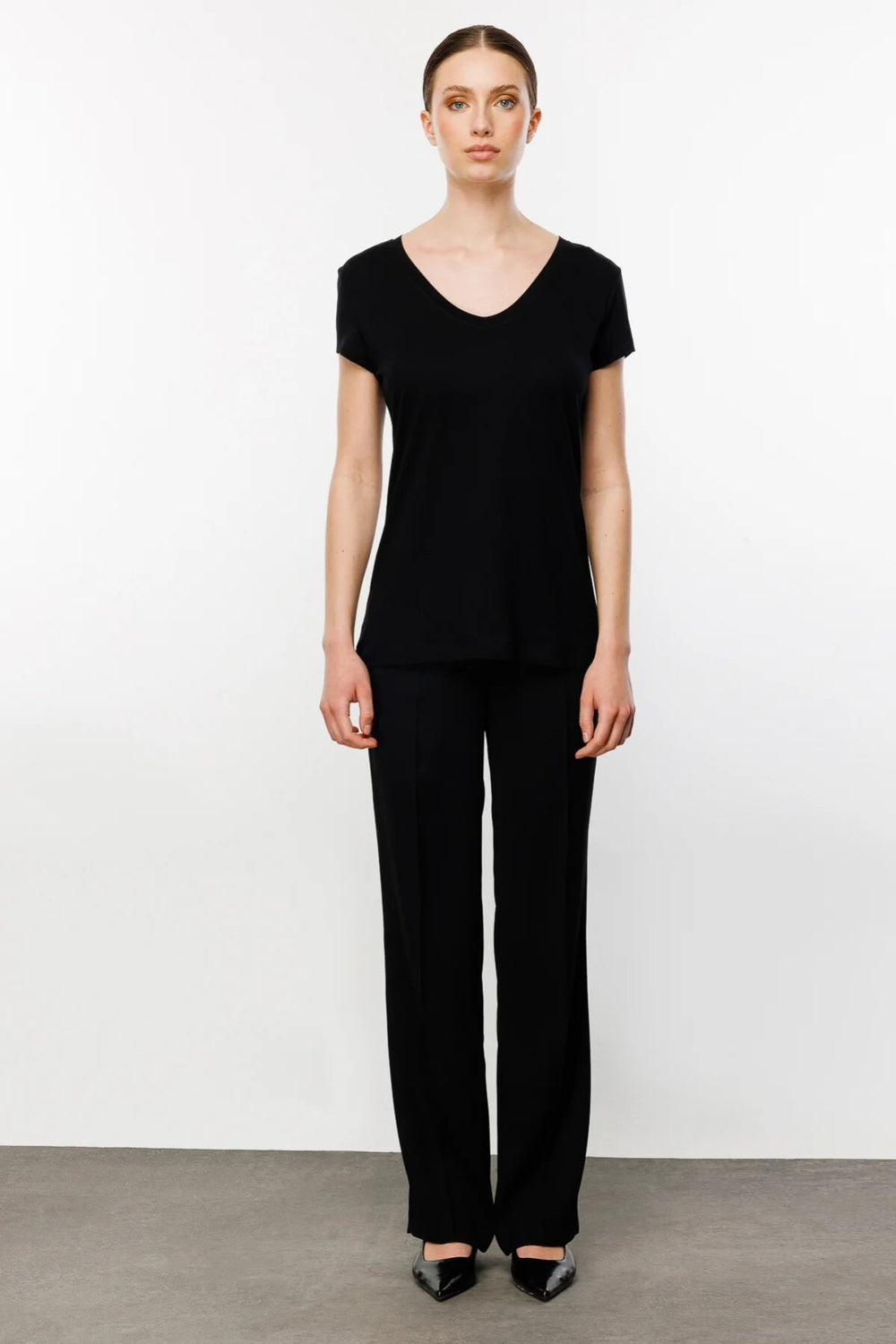 ON TRİKO V Yaka Basic T-Shirt  51305