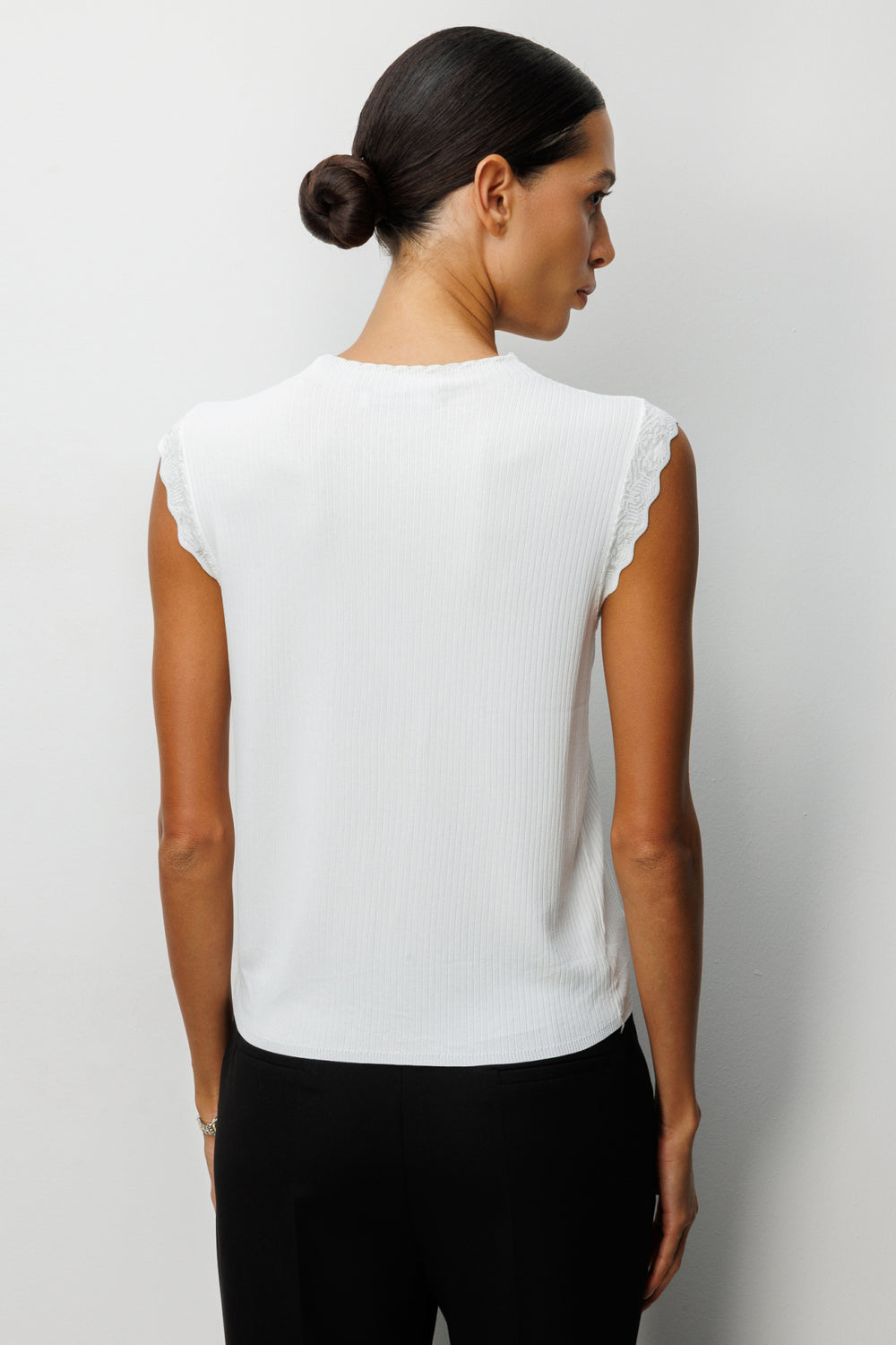 ON TRİKO Fitilli Kolsuz Bluz 60441