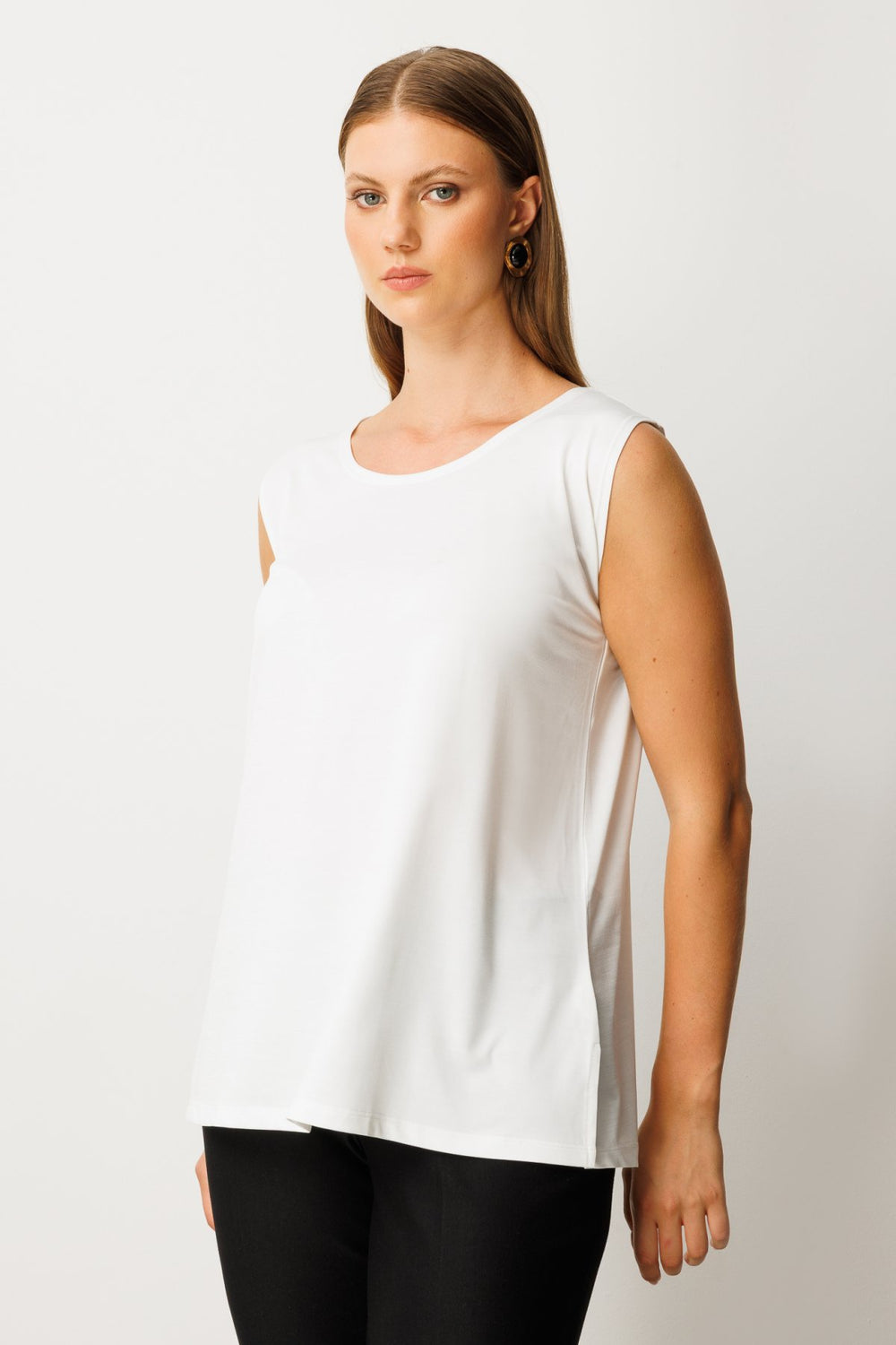 ON TRİKO Kolsuz Basic Bluz 61310-26k