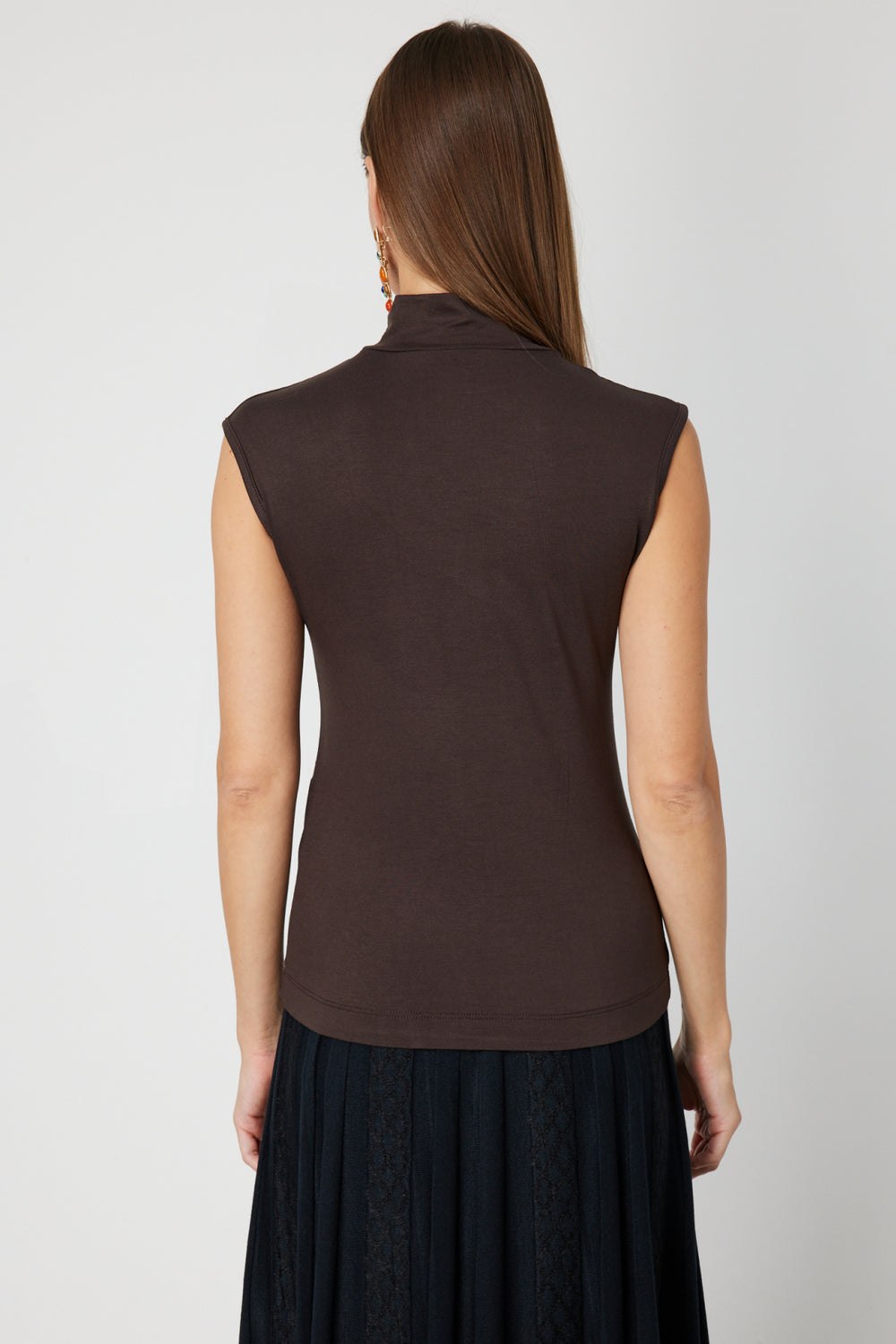 ON TRİKO Dik Yaka Kolsuz Basic Bluz 61432-26k
